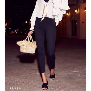 Free people high waisted skinny pants!